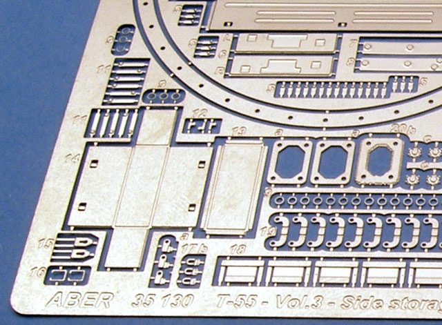 Aber 35130 Tanks for the Soviet T-55A medium tank, part 3, additional set (TAM, TRU) (1/35) – image 2