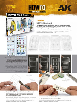 AK Interactive AK35018 BOTTLES &amp;amp; CANS 1/35 – zdjęcie 7