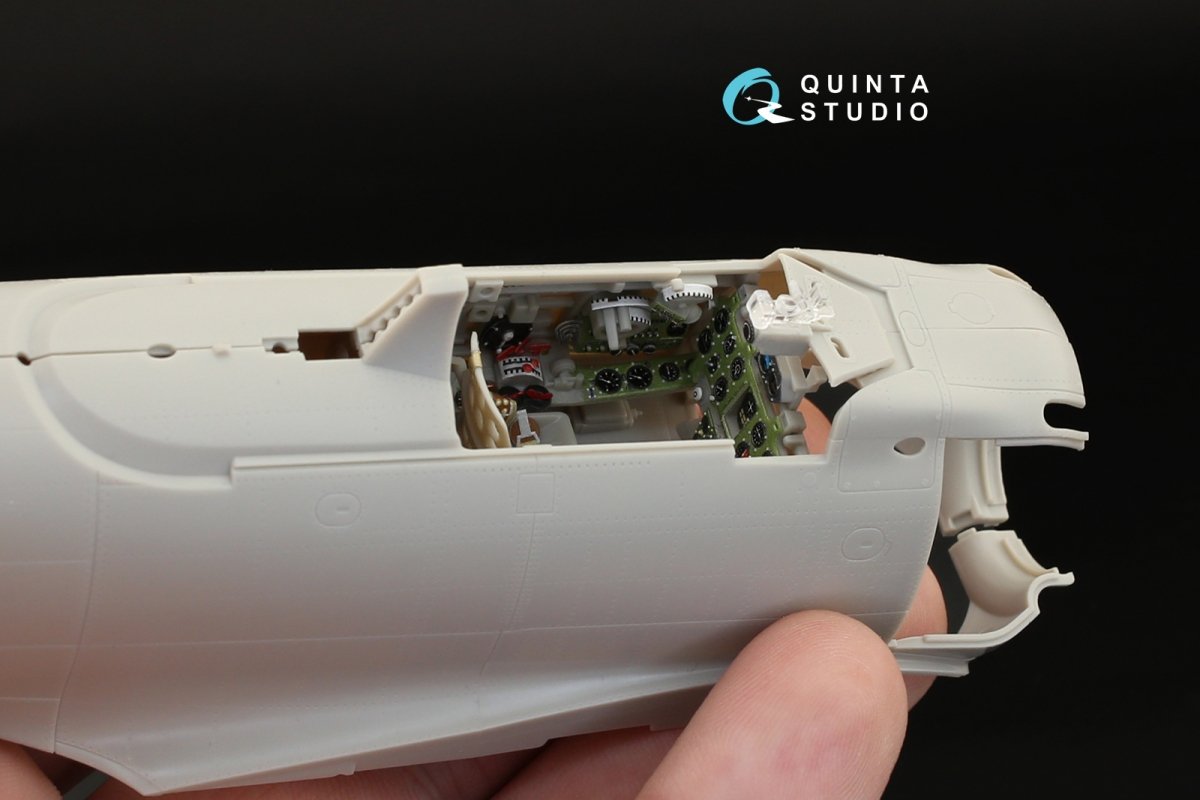 Quinta Studio QD32027 A6M5 (Nakajima prod.) 3D-Printed &amp;amp; colored Interior on decal paper (for Tamiya kit) 1/32 – immagine 6