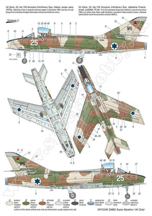 Special Hobby 72345 SMB-2 Super Mystère &amp;#39;Sa&amp;#39;ar – Israeli Storm in the Sky&amp;#39; 1/72 – obrázek 5
