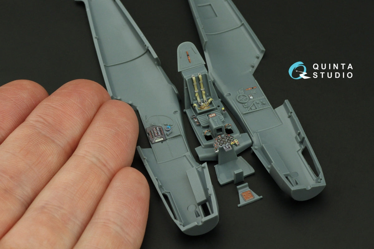 Quinta Studio QD72169 Bf 109G 3D-Printed colored Interior on decal paper (Eduard) 1/72 – image 6