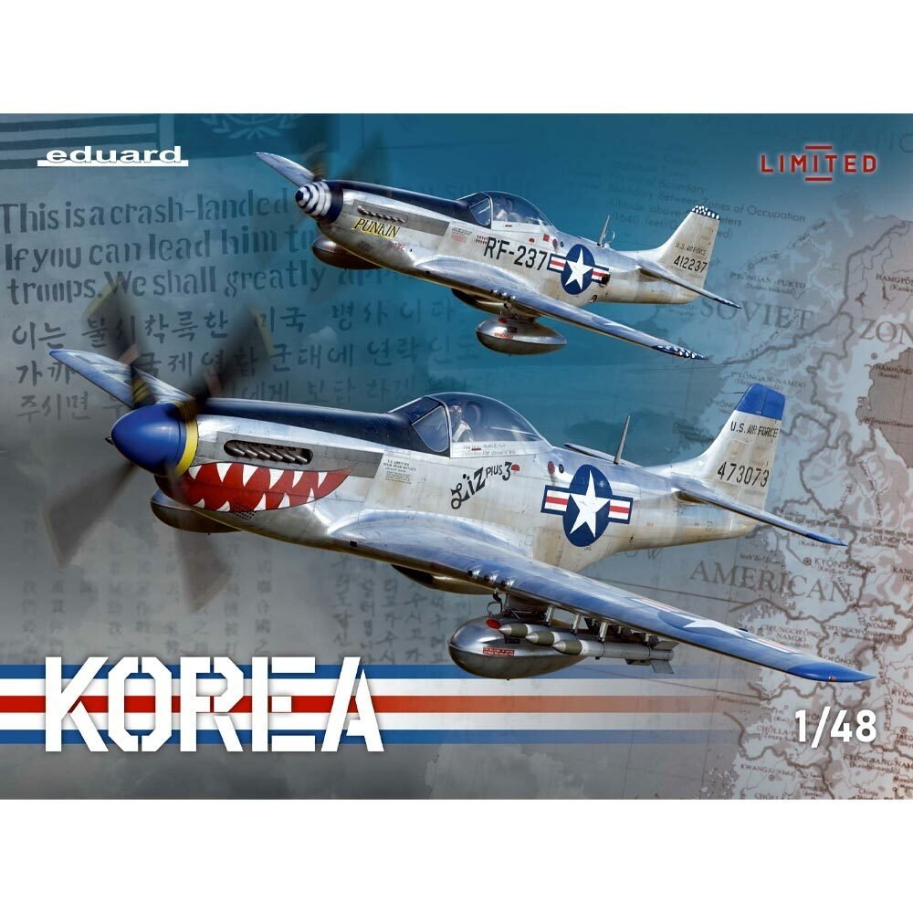 Eduard 11161 Korea DUAL COMBO US F-51D &amp; RF-51D Mustang 1/48