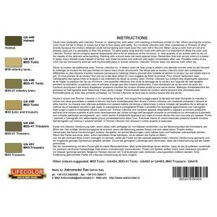 Lifecolor CS42 Acrylic paint set Russian uniforms 6x22ml – Bild 2