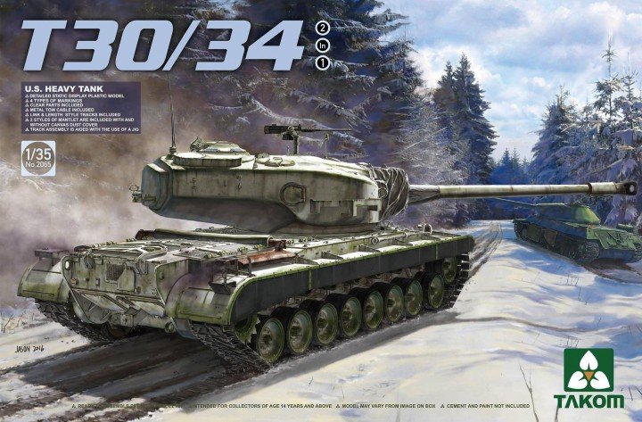 Takom 2065 T30/34 US Heavy Tank 1/35