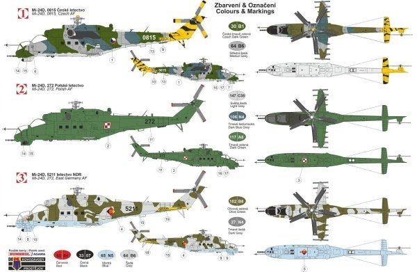 Kovozavody Prostejov KPM0199 Mi-24 Warsaw Pact 1/72 – obrázek 2