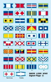 Trumpeter 06630 WWII Signal Flags 1/200 – immagine 2
