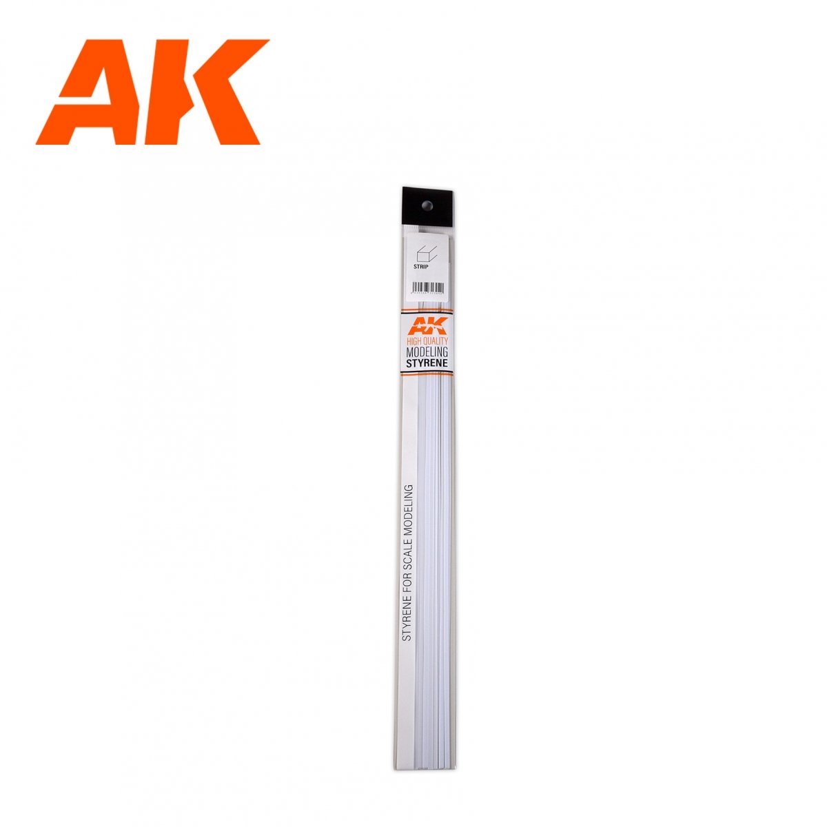 AK Interactive AK6512 STRIPS 0.50 X 5.00 X 350MM – STYRENE STRIP – (10 UNITS) – image 3