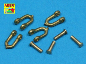 Aber R-14 Early model shackle for Pz.Kpfw.V Panther x4 pcs 1/35