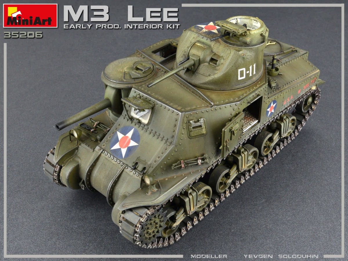 Miniart 35206 M3 Lee early prod. w/interior 1/35 – obrázek 22