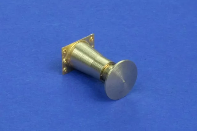 RB Model 35A08 Railroad round buffer turned and photo etch brass kit set contains two buffers 1/35