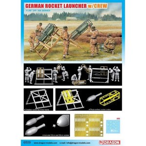 Dragon 6509 GERMAN ROCET LAUCHER W/CREW 1/35