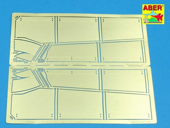 Aber 35A041 Side skirts for Jagdtiger (1/35)