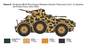Italeri 6591 Autoblinda AB 41 with Bersaglieri El Alamein 1/35 – immagine 5