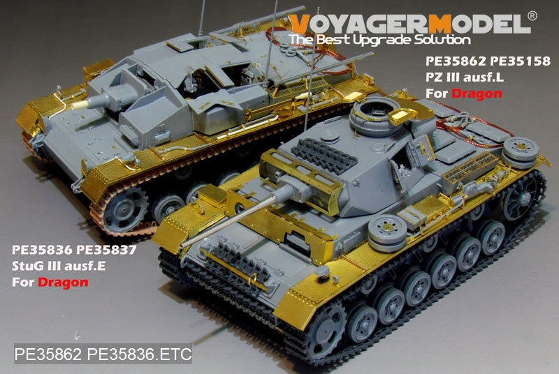 Voyager Model PE35862 WWII German Pz.KPfw.III Ausf.L basic For DRAGON 6387 1/35 – image 16