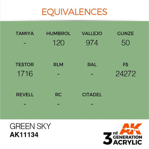 AK Interactive AK11134 GREEN SKY – STANDARD 17ml – Bild 3