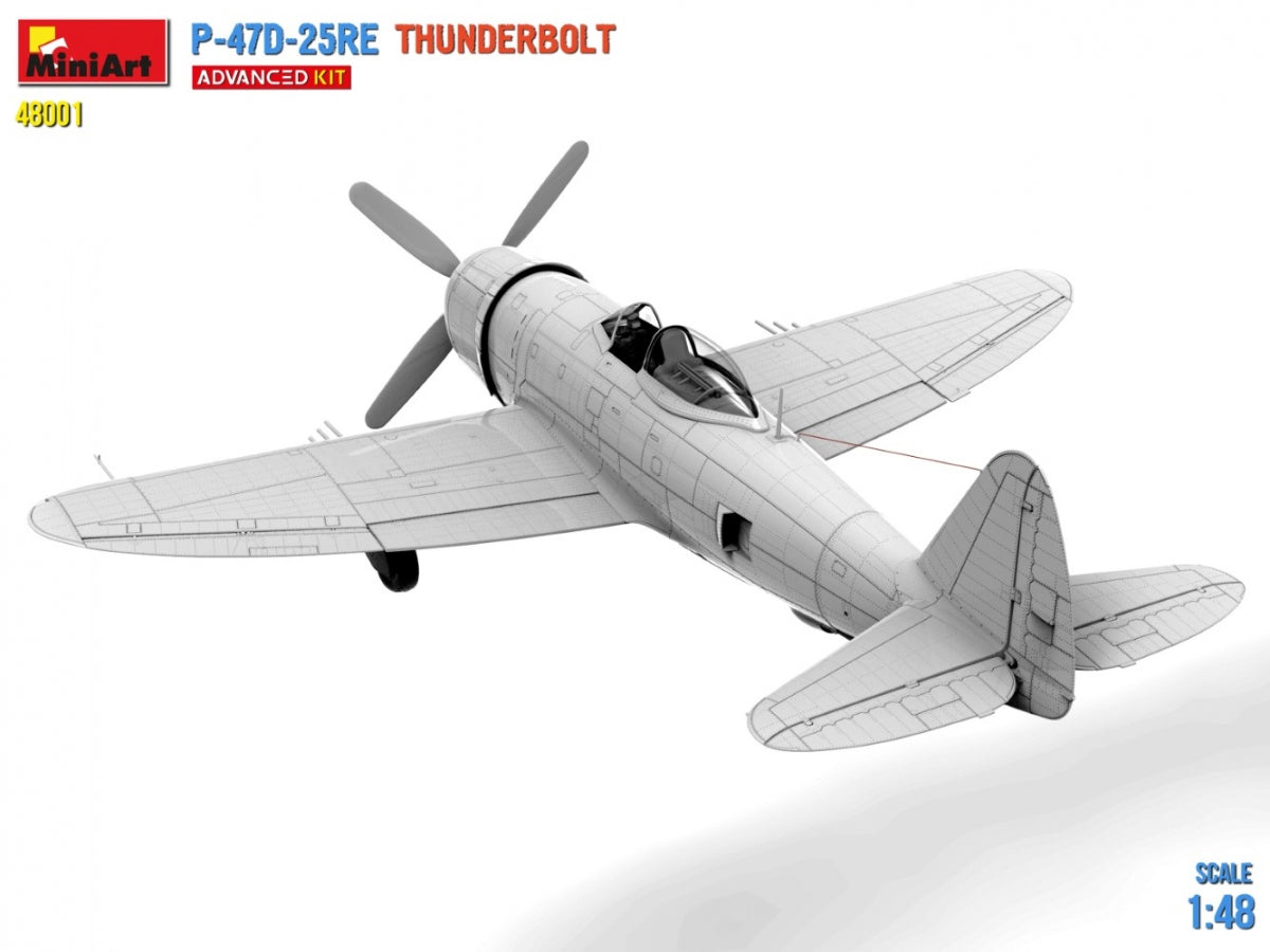 MiniArt 48001 P-47D-25RE Thunderbolt - Advanced Kit 1/48 – immagine 4