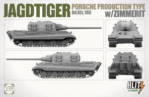 Takom 8012 JAGDTIGER PORSCHE TYPE DE PRODUCTION Sd.Kfz.186 avec ZIMMERIT 1/35 – image 2