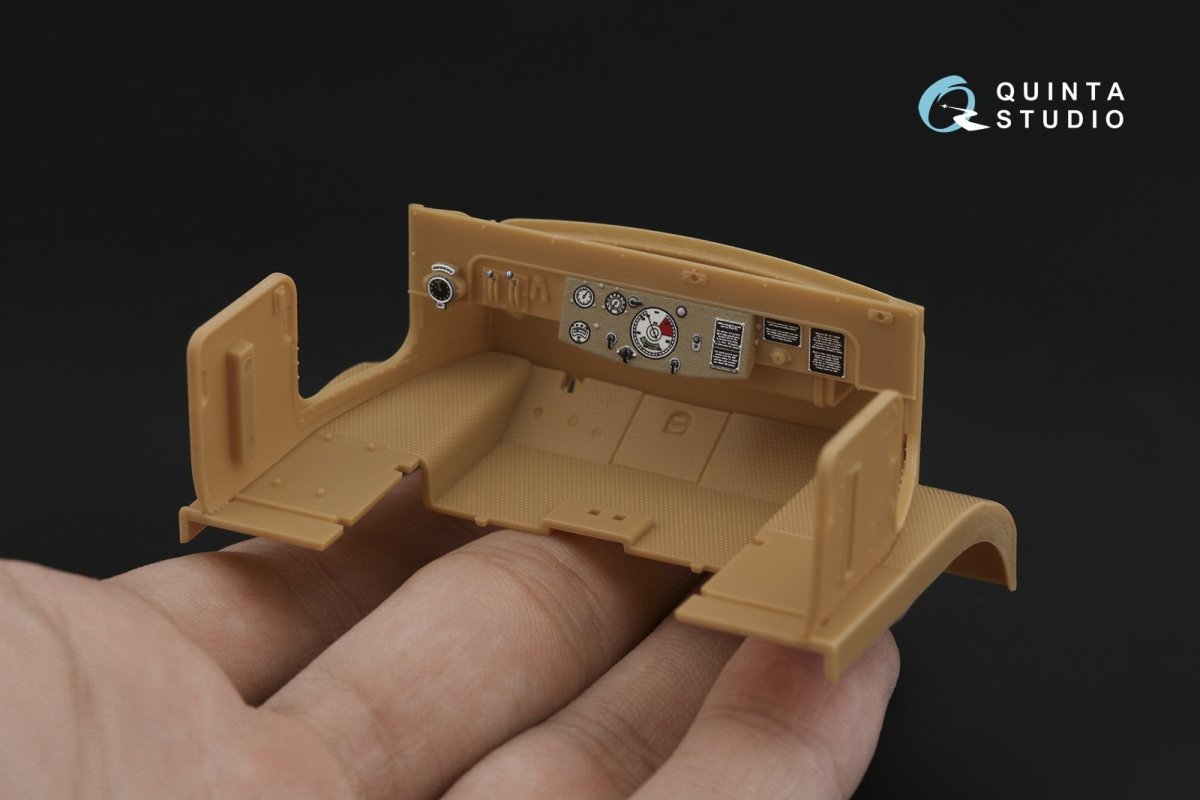 Quinta Studio QD35075 Sd.Kfz.6-1 BN9b 3D-Printed &amp;amp; colored Interior on decal paper (Bronco) 1/35 – Bild 4
