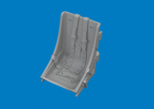 Eduard 6481065 P-40 seat w/ integral belts Type 2 PRINT Eduard 1/48 – obrázek 2