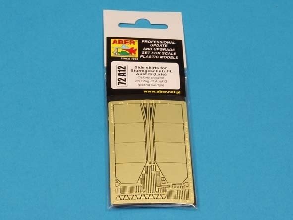 Aber 72A12 Side skirts for Sturmgeschutz III (Late model) 1/72 – image 2