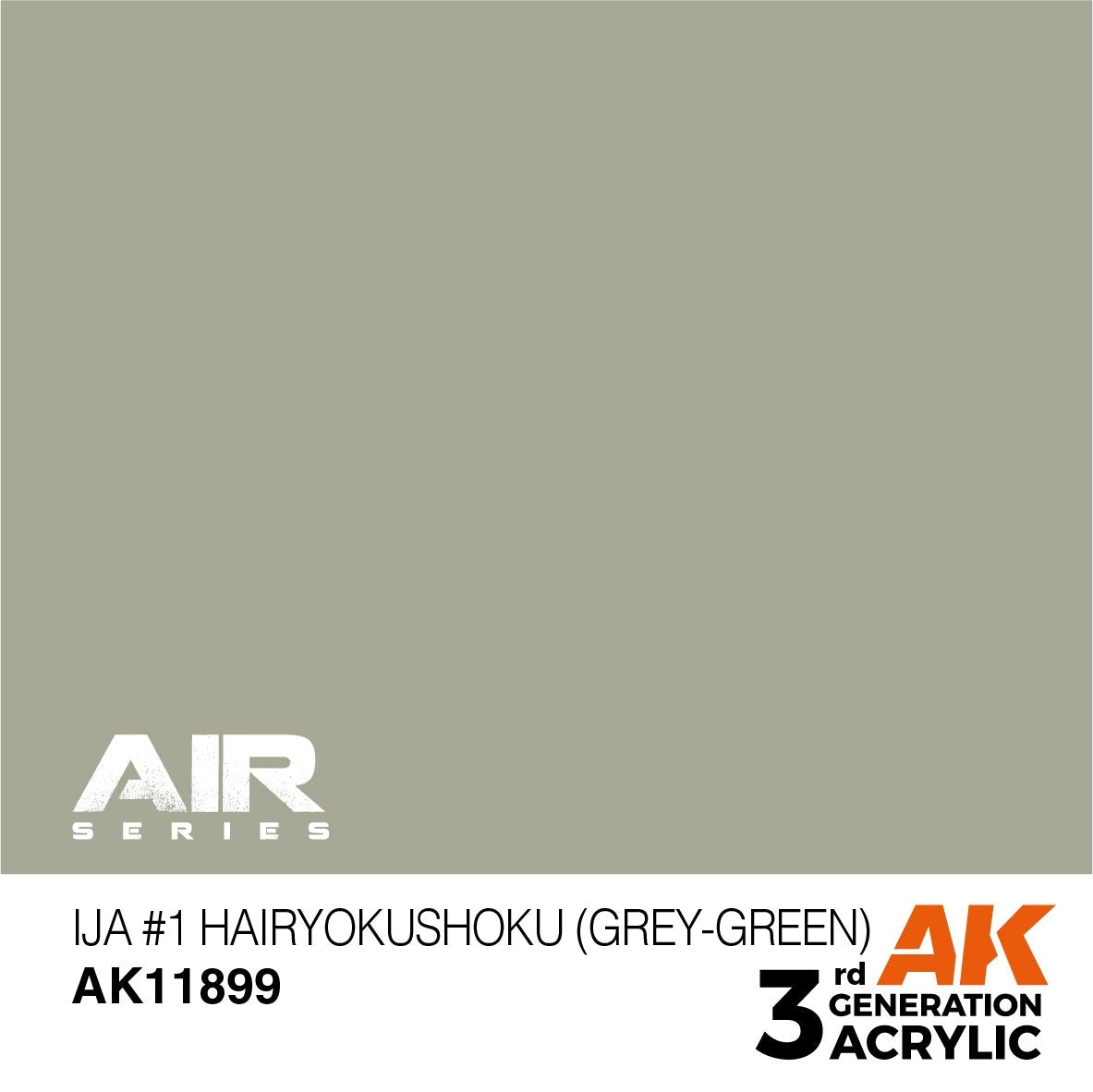 AK Interactive AK11899 IJA #1 HAIRYOKUSHOKU (GRAY-GREEN) – AIR 17ml
