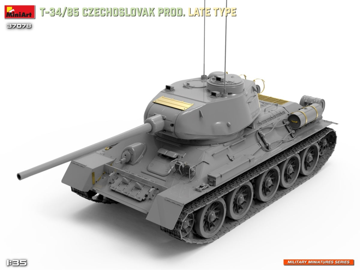 MiniArt 37078 T-34/85 Czechoslovak Prod. Late Type 1/35 – image 3