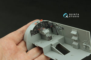 Quinta Studio QD32218 Boeing B-17G Navigator, bombardier, waist and tail gunners compartments. 3D-Printed colored Interior (HK models) 1/32 – image 8
