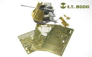 ET Model E35-026 WWII German 3.7cm FLAK 43 Anti-Aircraft Gun (For TRUMPETER 02311) (1/35) – obrázek 5