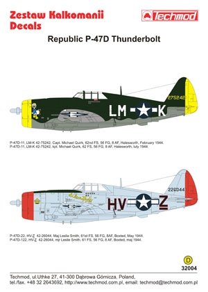 Techmod 32004 - Republic P-47D Thunderbolt 1/32 – image 2