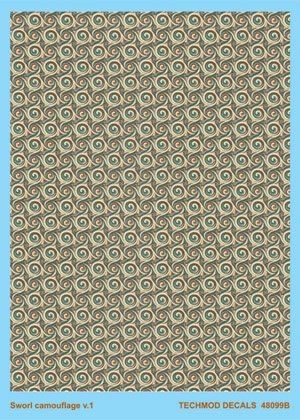 Techmod 48099 - Swirl Camouflage 1/48