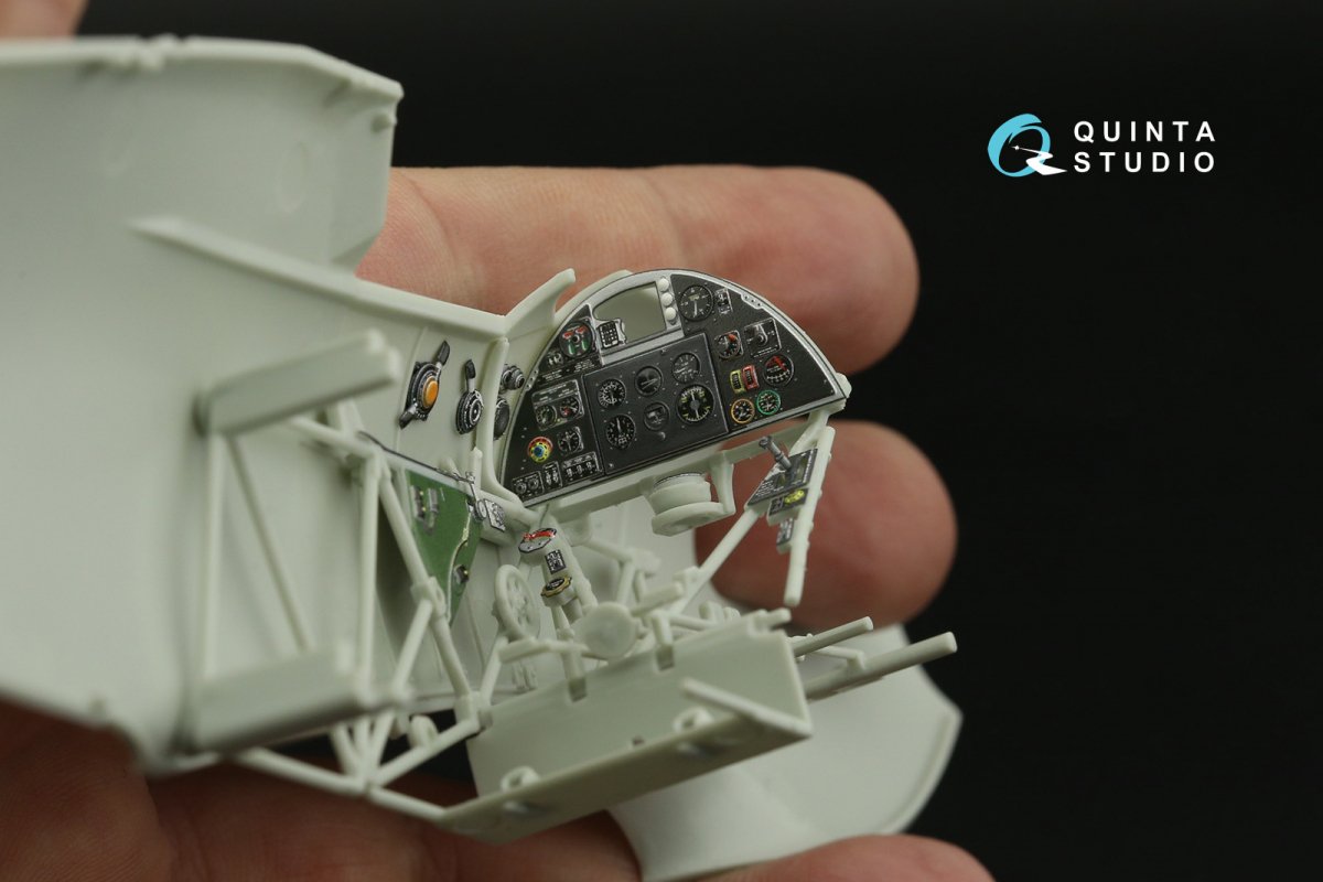Quinta Studio QD32139 Hawker Hurricane Mk.IIb 3D-Printed &amp;amp; colored Interior on decal paper (Revell) 1/32 – Bild 2