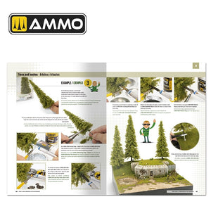 AMMO of Mig Jimenez 6254 MODELLING SCHOOL - How to use Vegetation in your Dioramas (Bilingual- English, Spanish) – obrázek 3