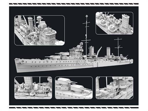 FlyHawk Model FH1109 HMS Penelope 1940 (Waterline) 1/700 – zdjęcie 4