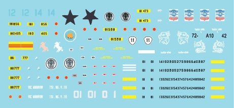 Star Decals 72-A1042 Vietnam 1. M24 Chaffee, M41 Walker Bulldog and M48A3 Patton inSouth Vietnamese army 1/72 – image 3