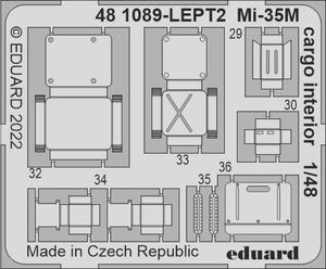 Eduard 481089 Mi-35M cargo interior ZVEZDA 1/48 – image 2