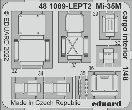 Eduard 481089 Mi-35M cargo interior ZVEZDA 1/48 – image 2