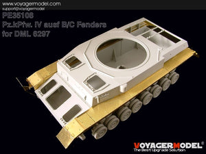 Voyager Model PE35108 Pz.kPfw. IV Ausf B/C Fenders (For DRAGON 6297) 1/35 – zdjęcie 3