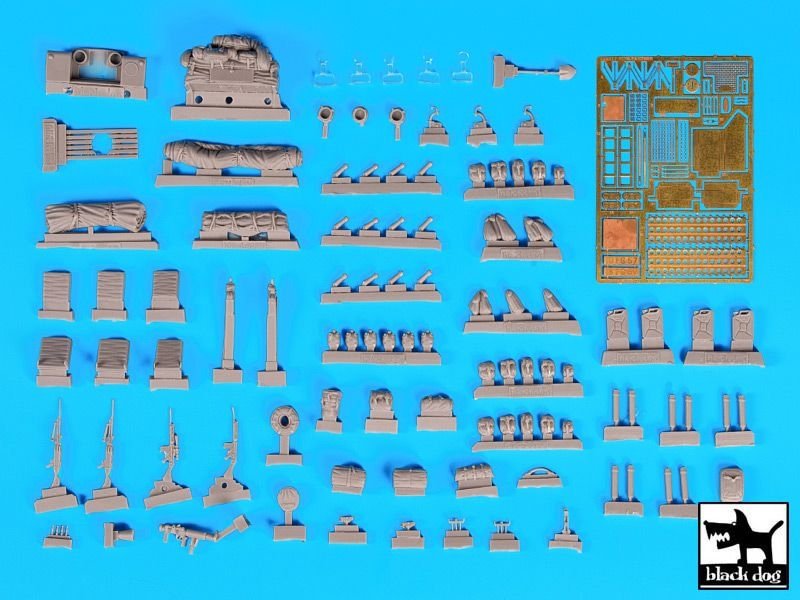 Black Dog T35117 Land Rover Pink Panther accessories set 1/35 – Bild 6