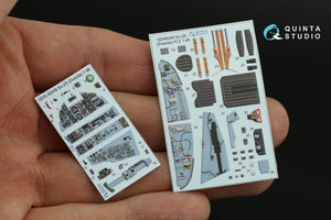 Quinta Studio QD48249 Su-25 3D-Printed &amp;amp; colored Interior on decal paper (Zvezda) 1/48 – Bild 8