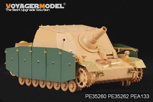 Voyager Model PEA133 WWII German Sturmpanzer IV Brummbar Early Version Side Skirts (For Tristar 35038) 1/35 – image 7