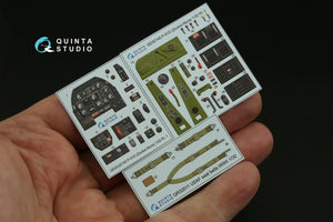 Quinta Studio QD32145 P-51D Mustang 3D-Printed &amp;amp; colored Interior on decal paper (Zoukei-Mura SWS) 1/32 – image 3