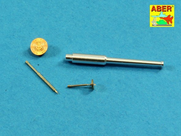 Aber 35L-212 Set of barrels for Soviet tank T-50 45 mm 20K x 1 pcs.; 7.62mm DT x 2pcs. (1/35)