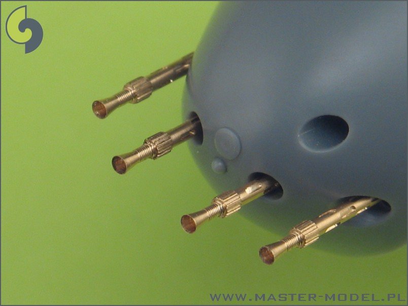 Master AM-48-026 British Mk 2 Browning .303 caliber (7.7mm) with flash hider (4pcs) (1/48) – immagine 4