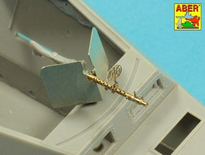 Aber 35L-169 Barrel for German MG34 rifle with armored cover 1/35 – image 4