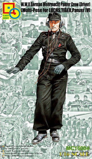 Classy Hobby MC16004 1/16 WWII German Panzer Crew (Driver)