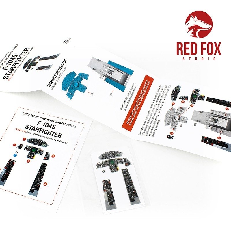 Red Fox Studio QS-32116 F-104S Starfighter (pour kit Hasegawa) 1/32  – image 6
