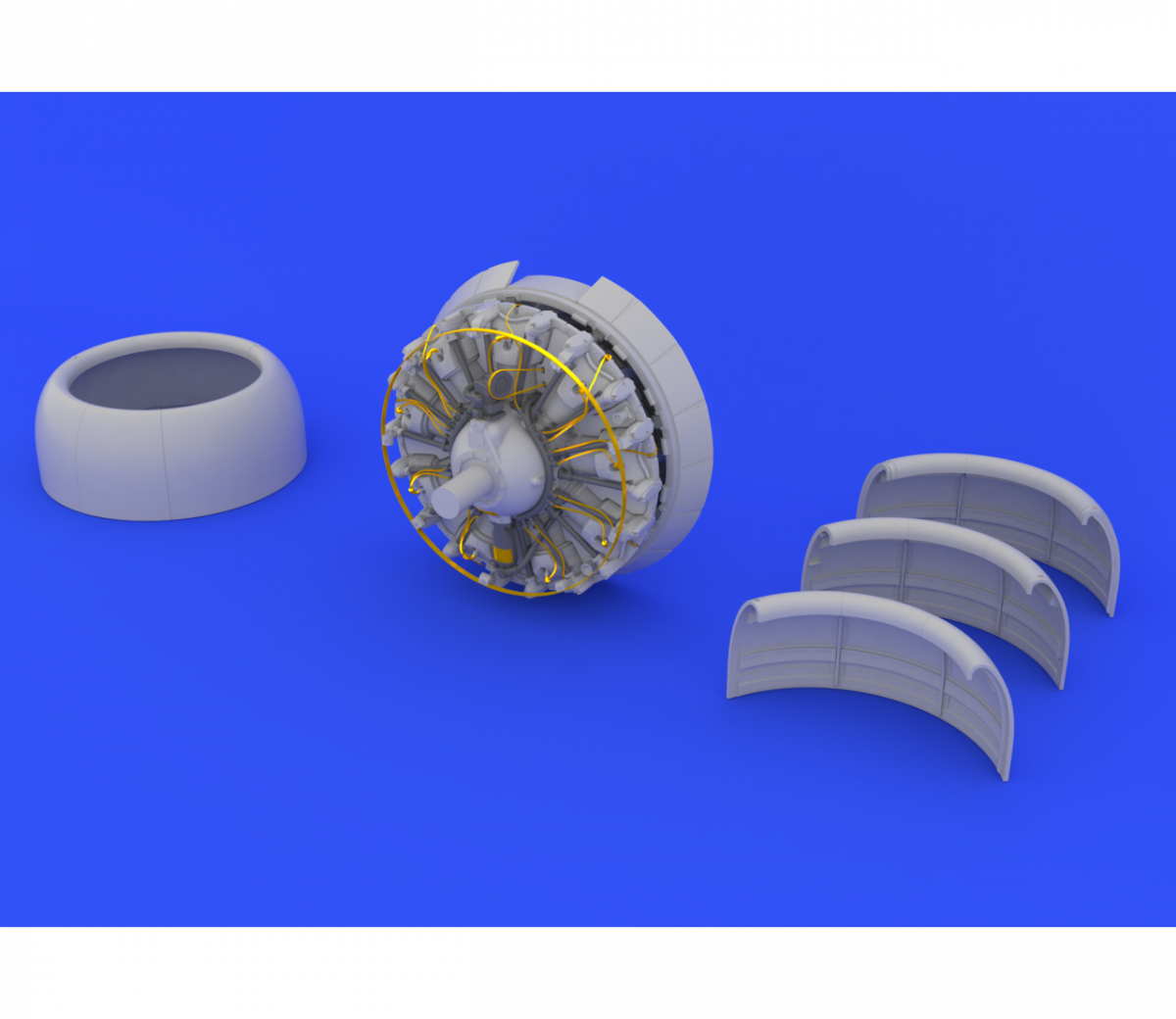 Eduard SIN63202 B-17G ENGINES 1/32 (HK Models) – Bild 3