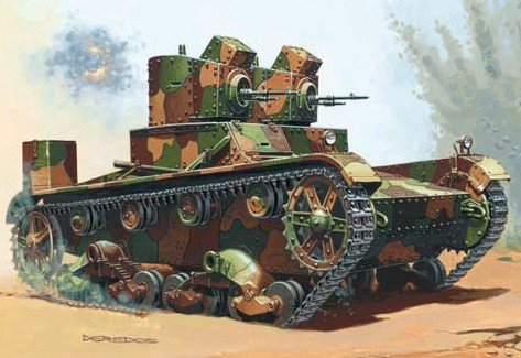 Mirage Hobby 72603 VICKERS E Mk A tank 1/72