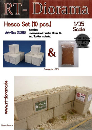 RT-Diorama 35265 Coffret Hescos (10 pièces) 1/35