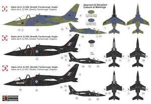 Kovozavody Prostejov KPM0267 Alpha Jet A “QinetiQ” 1/72 – obrázek 2